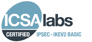 ICSA lab CERTIFIED IPSEC-IKEV2 BASIC