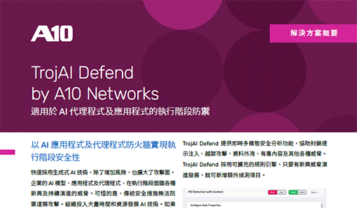 TrojAI Defend - 適用於 AI 代理程式及應用程式的執行階段防禦