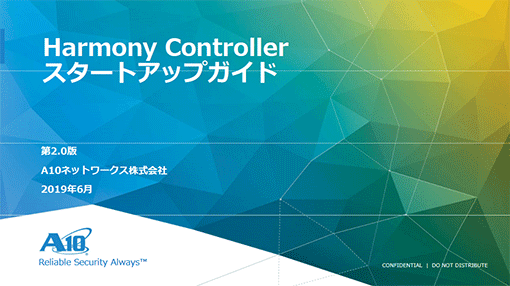 Harmony Controller スタートアップガイド