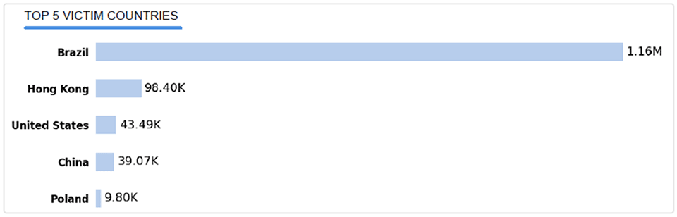 TOP 5 VICTIM COUNTRIES