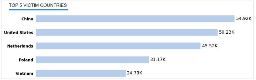 TOP 5 VICTIM COUNTRIES