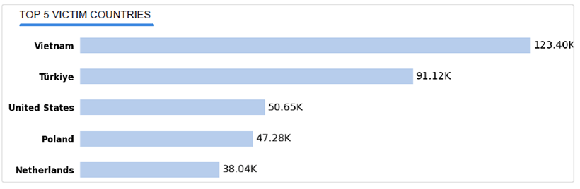 TOP 5 VICTIM COUNTRIES